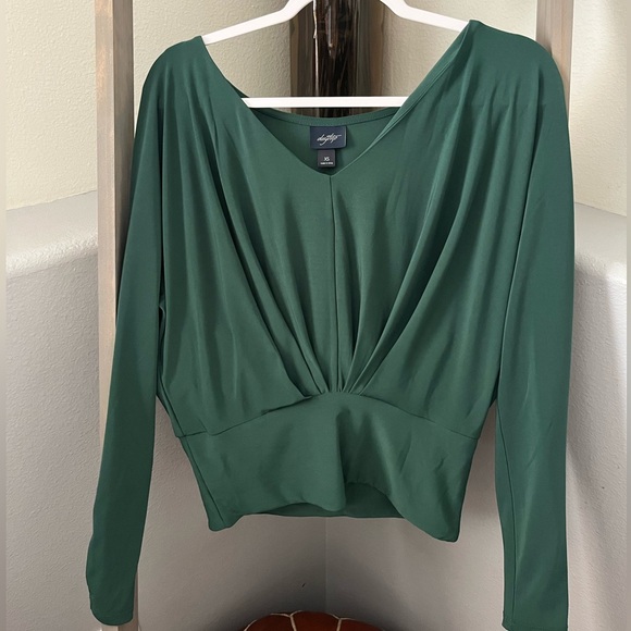 Daytrip Tops - EUC Day Trip Green Long Sleeve Top